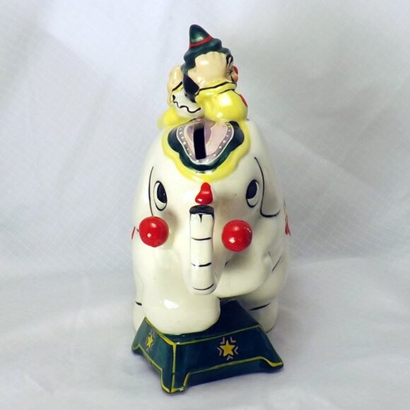 VTG 1957 Yona, Coin Bank, Clown with Elephant - Picture 3 of 10